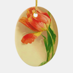 Tulip Art by Catherine Klein Ornament