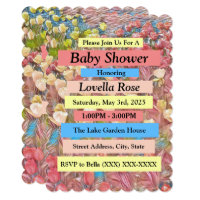 Tulip Baby Shower Invitation (Beauty Effect)