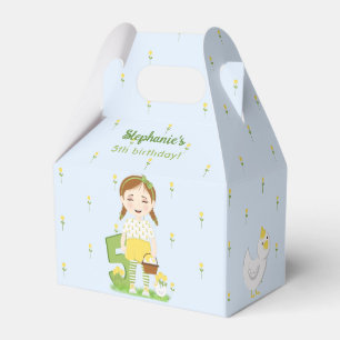 Tulip Birthday Favor Boxes