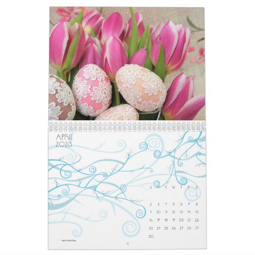 Tulip Botanical Beautiful Amsterdam Landscape Calendar