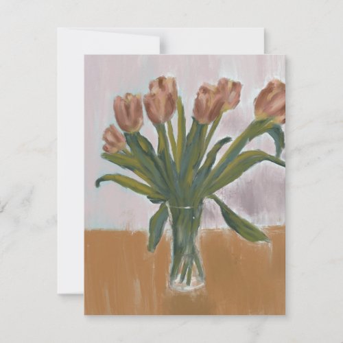 Tulip Bouquet Blank Card