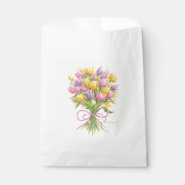 Tulip Bouquet Favor bags (Front)