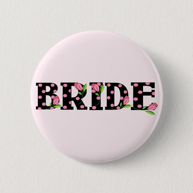 Tulip BRIDE Button (Front)