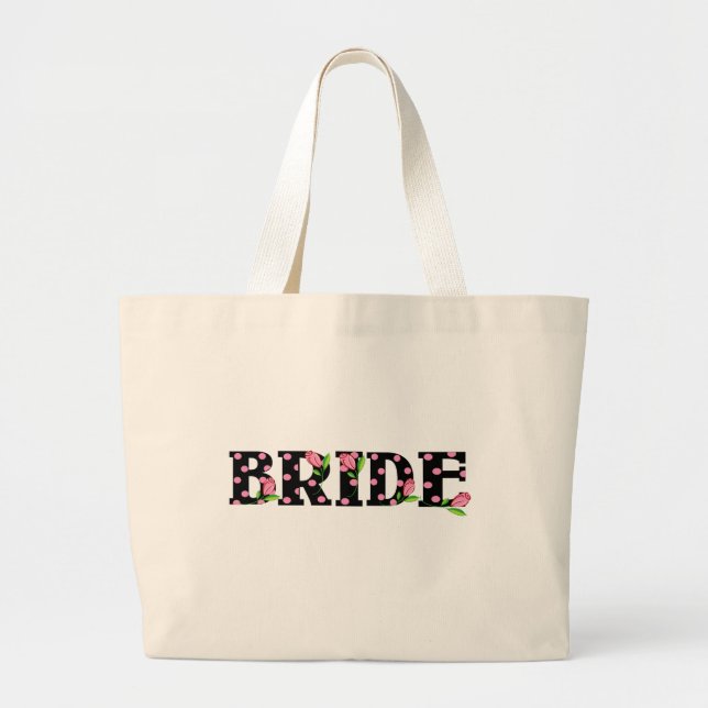 Tulip BRIDE Large Tote Bag (Front)