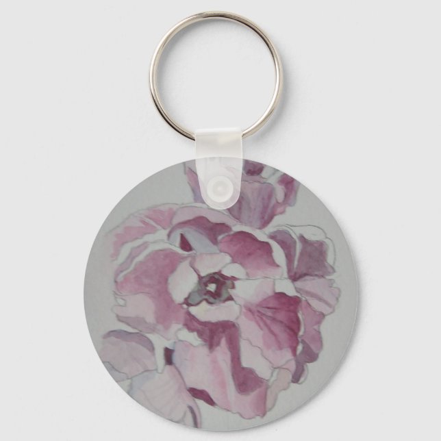 Tulip Button Keychain (Front)