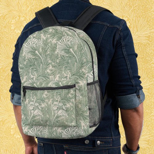 Tulip by William Morris Vintage Floral Art Printed Backpack