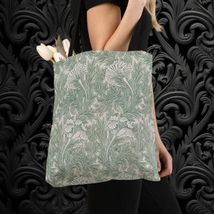 Tulip by William Morris, Vintage Floral Art Tote Bag