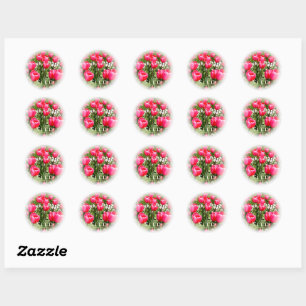 Tulip Classic Round Sticker