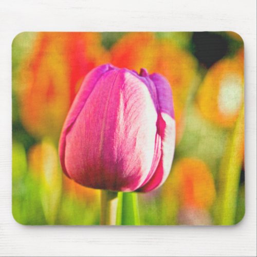 Tulip Collage Mouse Pad