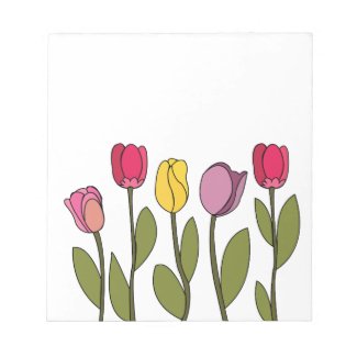 Tulip Colorful Floral Tulip