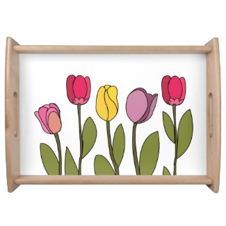 Tulip Colorful Floral Tulip