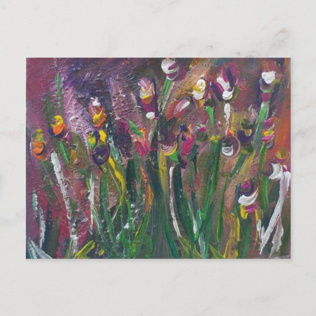 Tulip Colorful Postcard (Front)