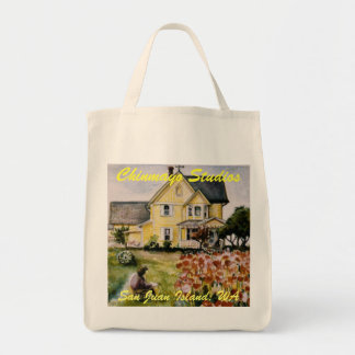 Tulip country organic grocery bag
