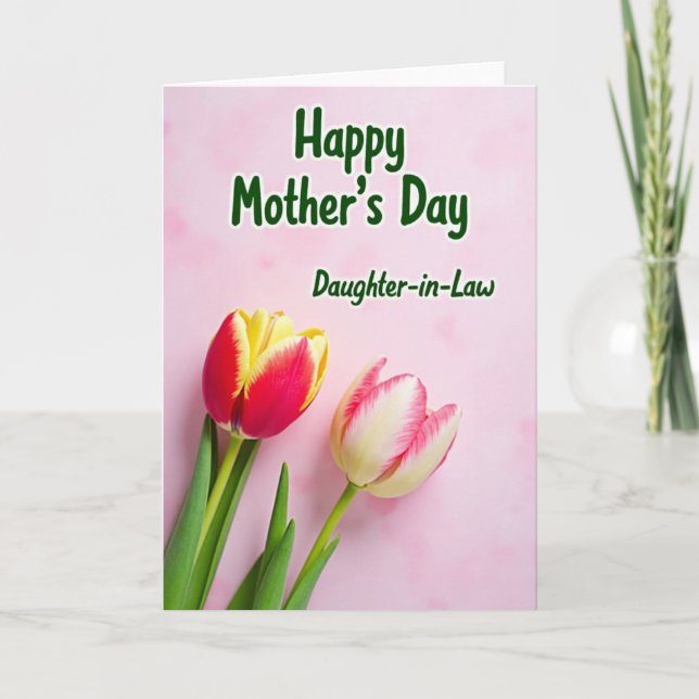 Tulip Daughterinlaw Day Card (Front)