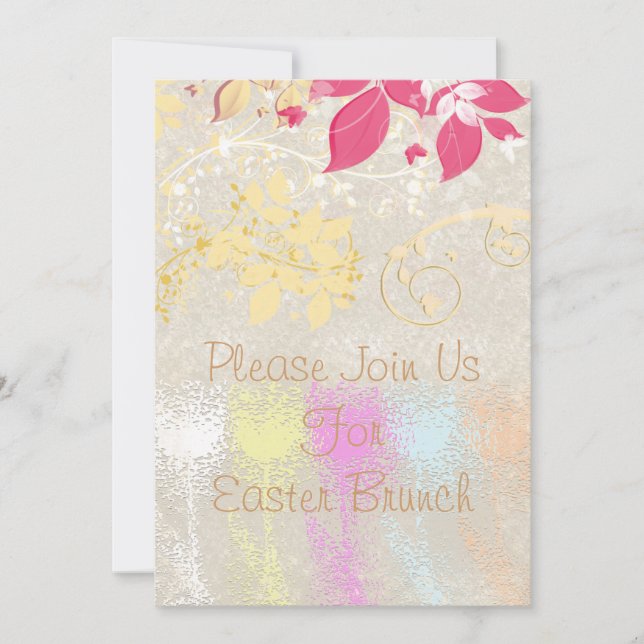 Tulip Easter Brunch Invitation (Front)
