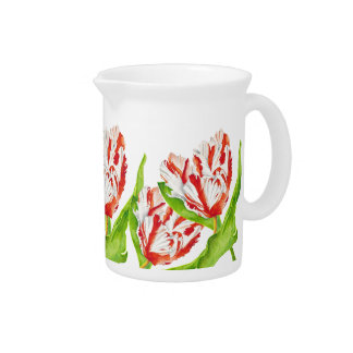 Tulip Estella Rijnveld on a Porcelain Pitcher
