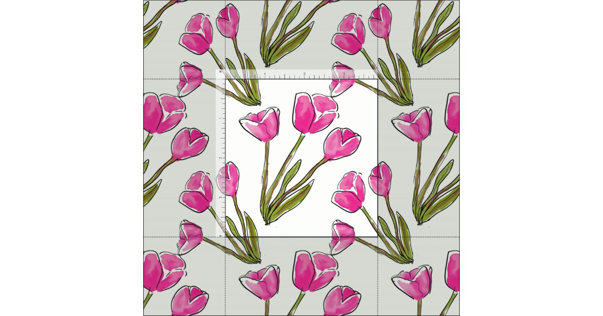 Tulip Fabric Zazzle