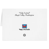 Tulip Festival Card (Back Horizontal)