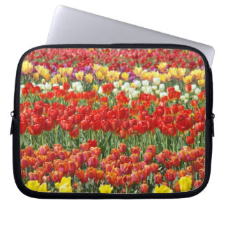 Tulip Festival Flowers Laptop Sleeve bag Holidays