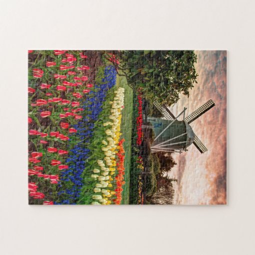 Tulip Festival Jigsaw Puzzle Zazzle
