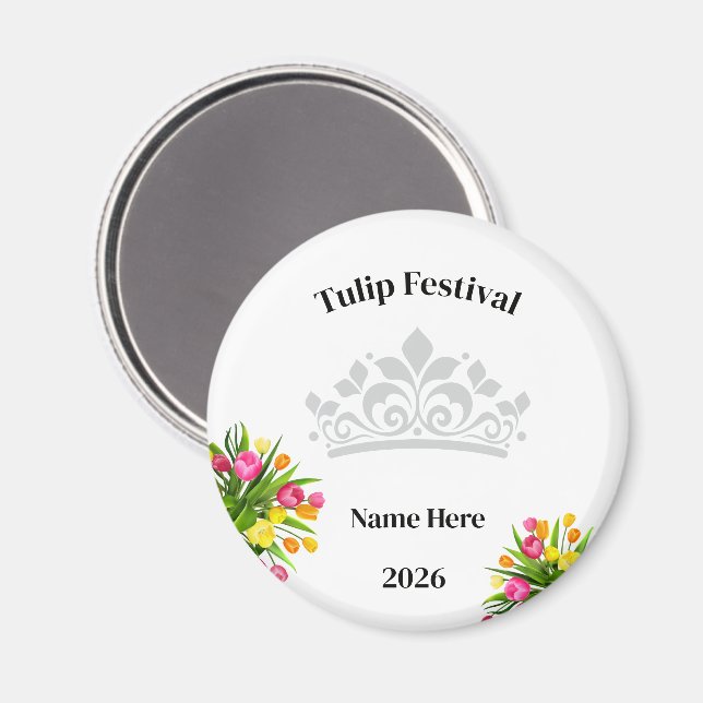 Tulip Festival  Magnet (Front/Back)