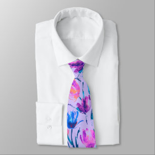 Tulip fever neck tie