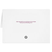 Tulip Field Blank Card (Back Horizontal)