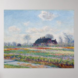 Tulip Fields at Sassenheim by Claude Monet Poster