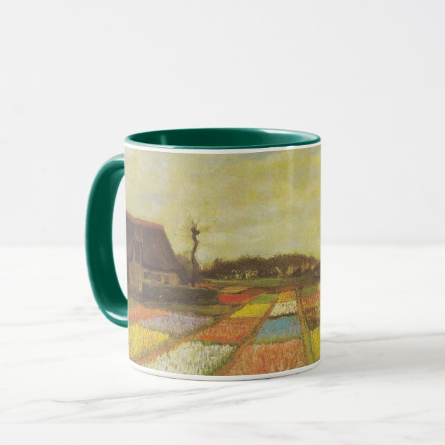 Tulip Fields by Vincent van Gogh Mug (Front Left)