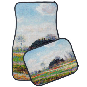 Tulip Fields in the Netherlands, Monet Car Floor Mat