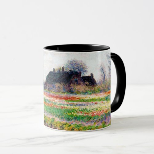 Tulip Fields in the Netherlands Monet Mug