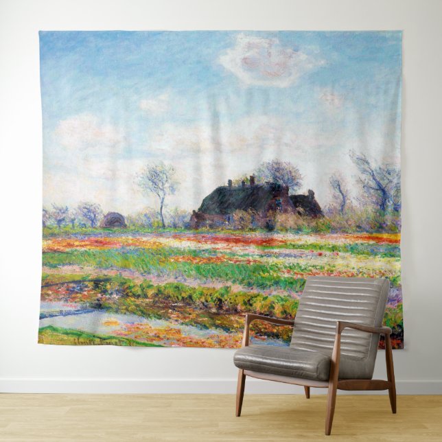 Tulip Fields in the Netherlands, Monet Tapestry (In Situ (Horizontal))
