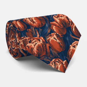Tulip Floral Businessman Professional Neck Tie