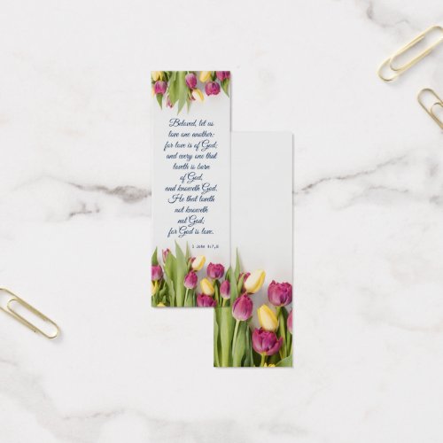 Tulip Floral Elegant Spiritual Bible Verse