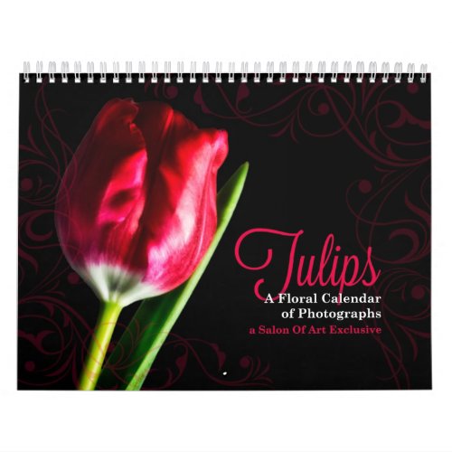 Tulip Floral Gardens 12 Month Calendar