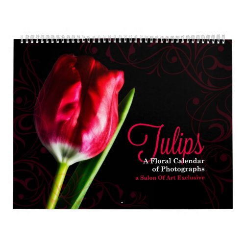 Tulip Floral Gardens 12 Month Calendar LARGE