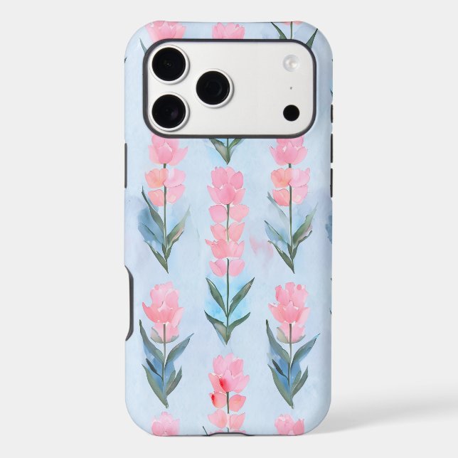 Tulip floral iPhone case (Back)