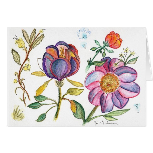 Tulip Flower 70 Cards (Front Horizontal)