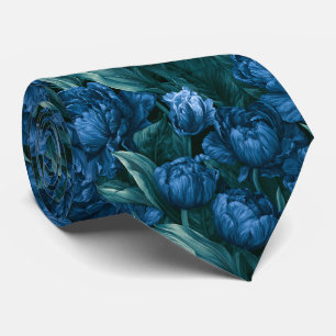 Tulip Flower Boyfriend Spring Wedding Neck Tie