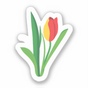 Tulip Flower Cute Floral Sticker