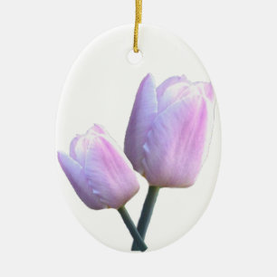 Tulip Flower In Memory of Ornament