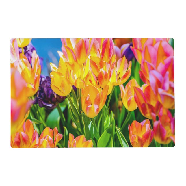 Tulip Flowers - Flourish Placemat (Front)