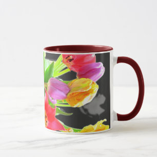 Tulip Flowers Mug