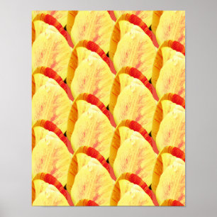 Tulip Flowers Pattern Poster