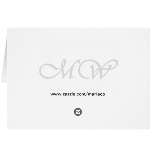 Tulip fountain card (Back Horizontal)