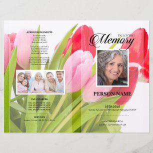 Tulip Funeral Template