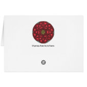 Tulip Garden card (Back Horizontal)