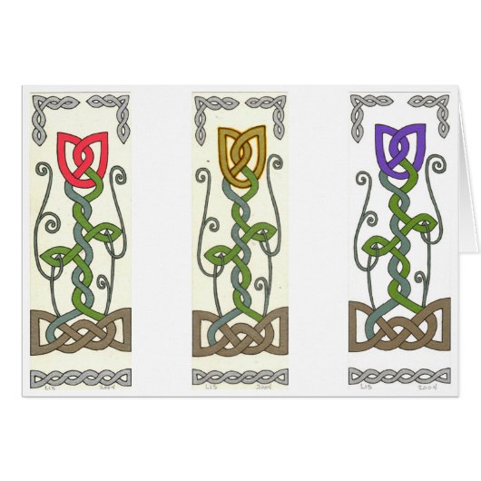 Tulip Garden card (Front Horizontal)