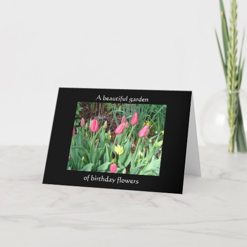 Tulip Garden Card