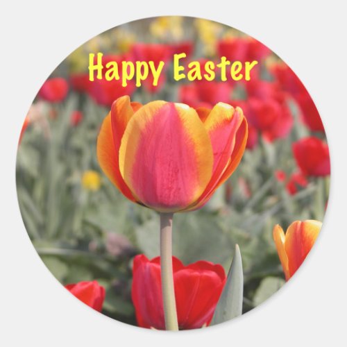 Tulip Garden Easter Sticker